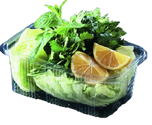 Salat mit Zitrone